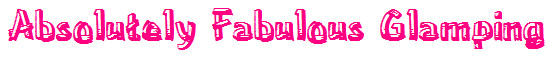 Absolutely Fabulous Glamping rectangular logo